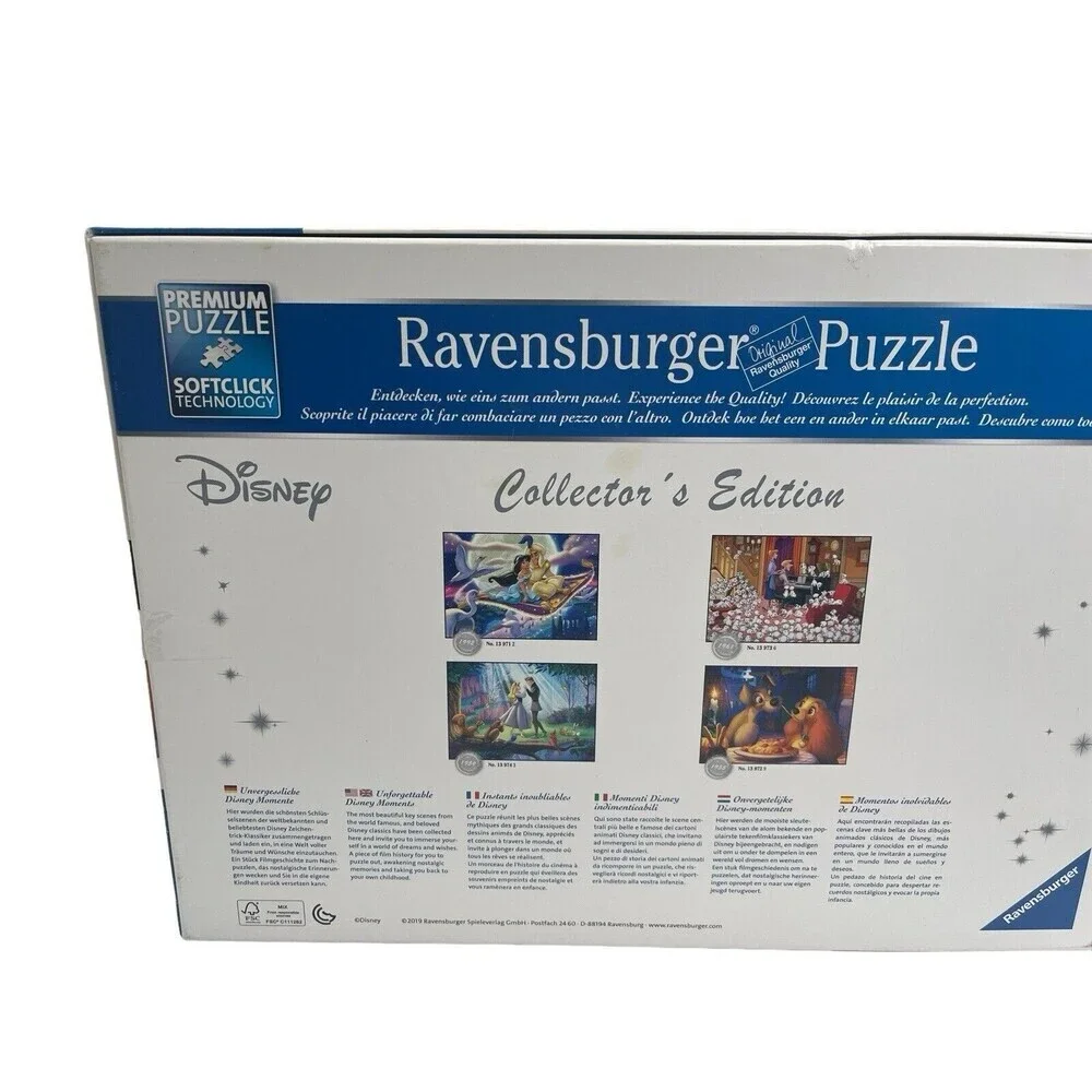 Ravensburger Disney Collector's Series Lady and The Tramp Jigsaw Puzzle 1000 Pcs